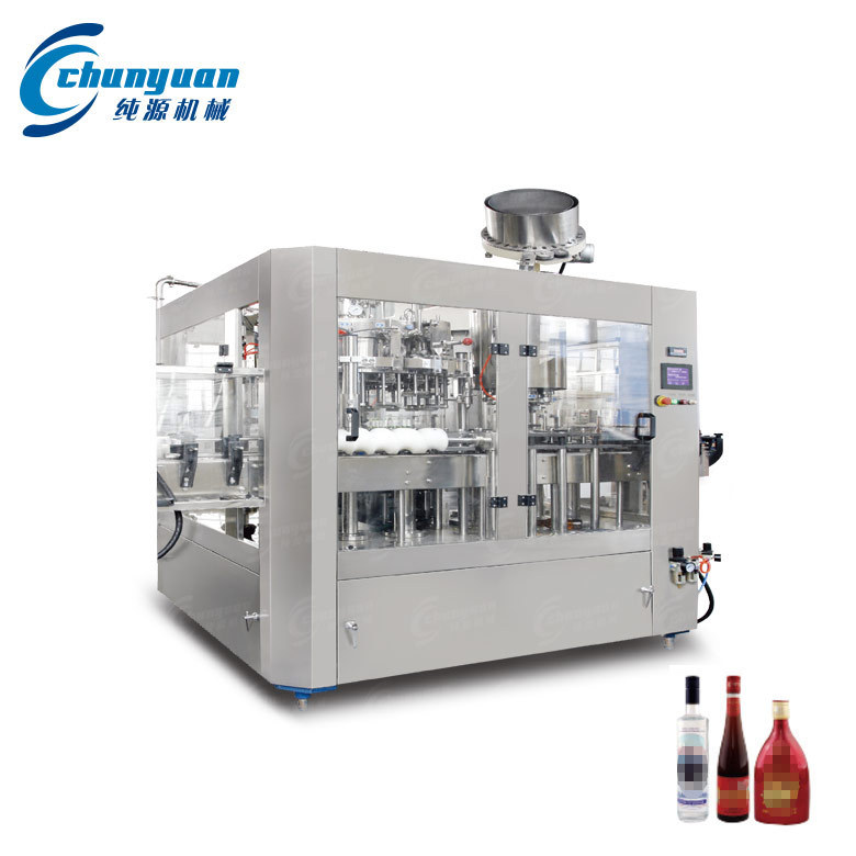 厂家供应酒类灌装设备三合一白酒灌装机械全自动白酒灌装设备
