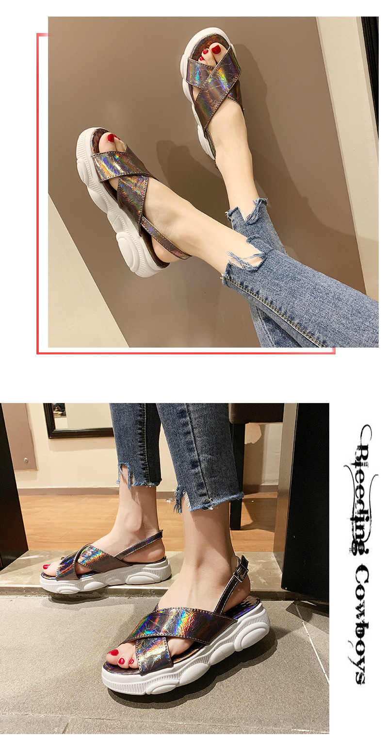 Chaussures été pour femme en Caoutchouc - Ref 3345619 Image 11