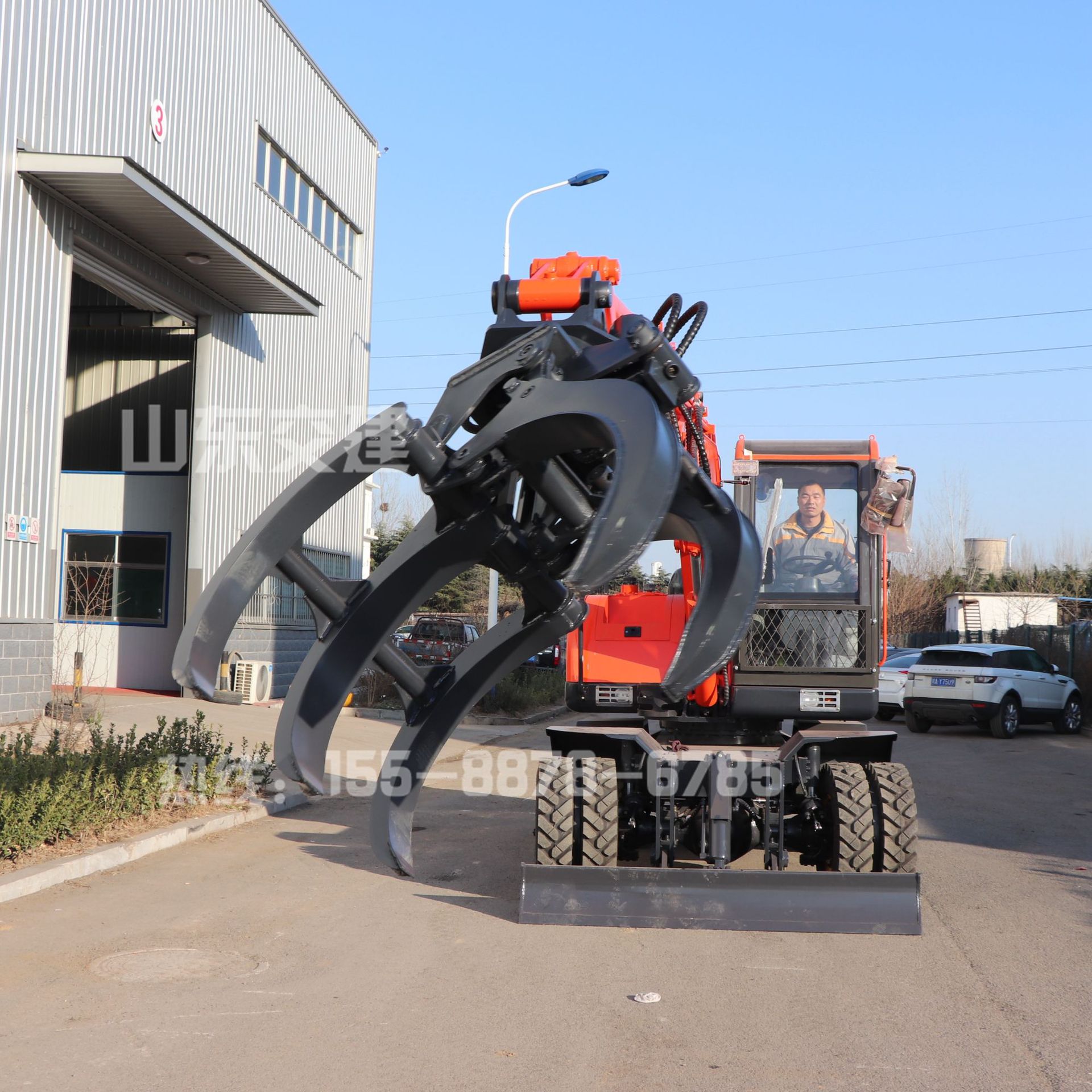 新疆克拉玛依直销抓棉花机 棉花抓取机 棉花装载机 订车送保养