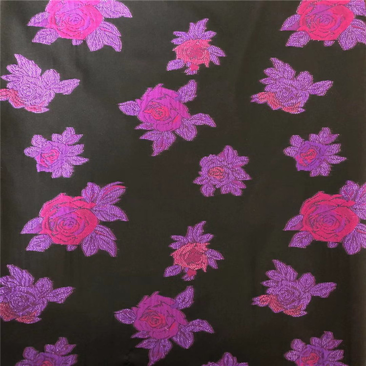 银丝叶牡坍色织梭织提花剪花面料适用于服装装饰窗窜布