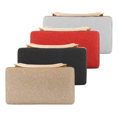 New Cross-border Shimmer Evening Bag, Party Handbag, Formal Dress Clutch, Cheongsam Evening Bag, Single Shoulder Chain Bag for Women