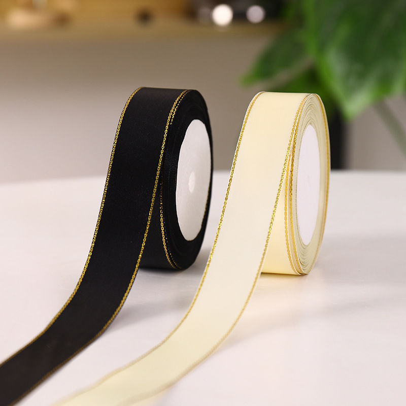 生日蛋糕盒子 包装盒 纯色金边丝带批发