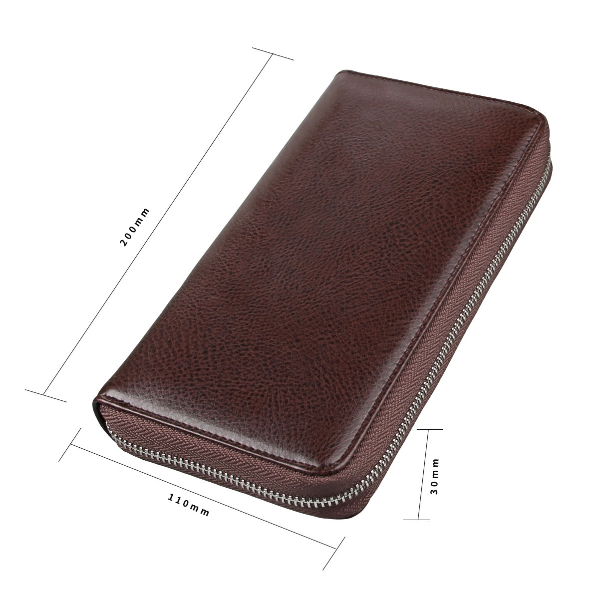 Organ Long Leather Card Case Anti-rfid Credit Card Case Multifunctional Wallet display picture 66