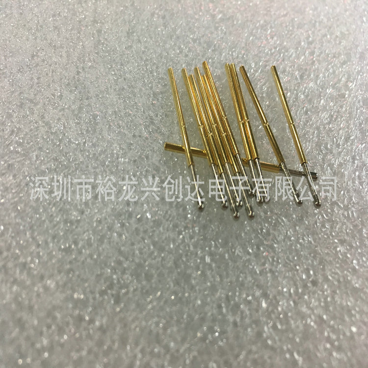 现货供应 探针P100-D2圆头测试针 弹簧顶针 1.36*33.3mm