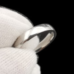 Titanium нержавеющей стали кольцо световое табло Шириной 4 мм внутри и снаружи Крест -Борандер подарок продукт кольцо кольцо завод