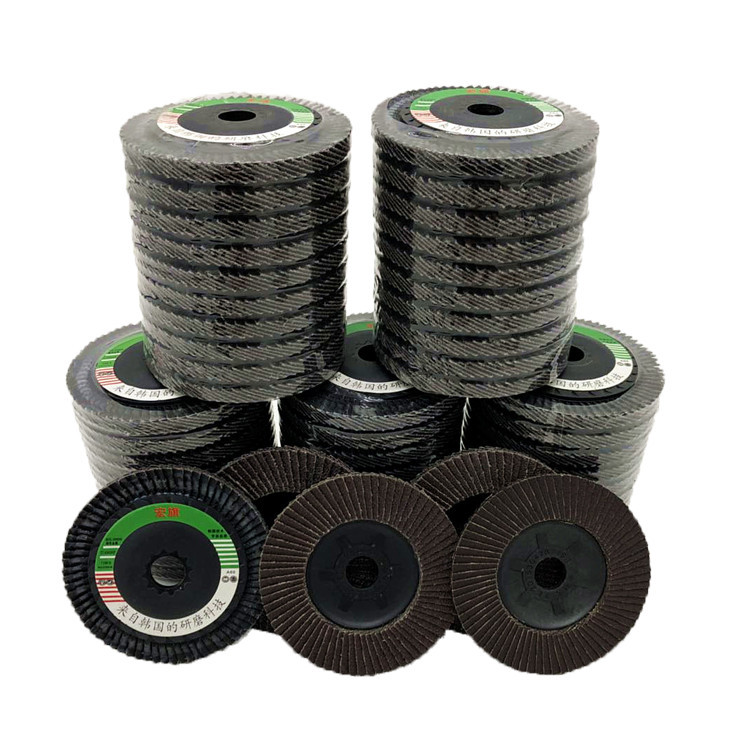 wholesale Hongqi plane Shabu round Louver Polishing wheel Angle grinder Thousands of impeller Shabu round Grinding plate 4