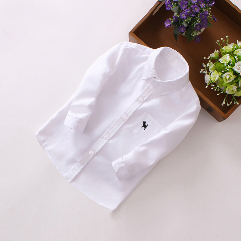 Boys white shirts spring children's clot...