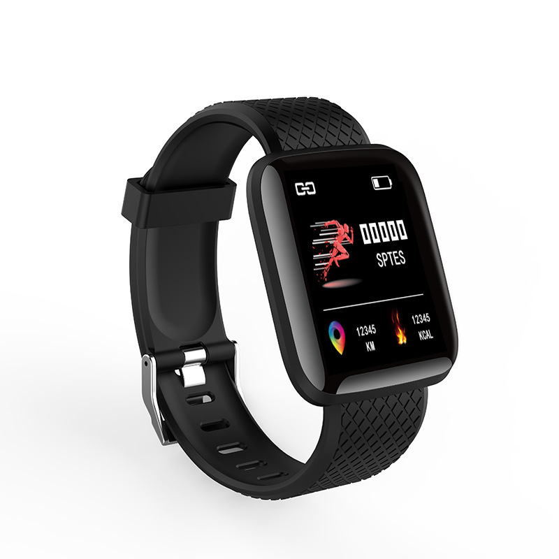 116plus Smart bracelet Color Screen D13 Heart rate and blood pressure detection message reminder Bluetooth cross-border wholesale foreign trade undefined