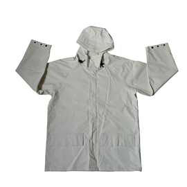 厂家专业生产 PU白色成人雨衣 防水防风徒步登山风衣长款雨衣