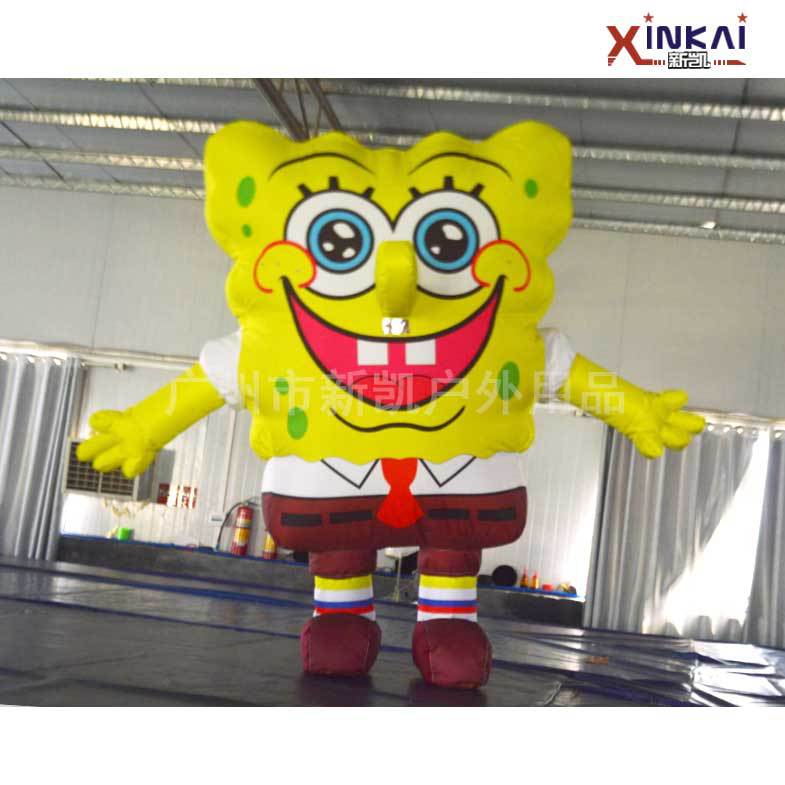 厂家直销 仿真充气行走卡通人偶 活动宣传 可定制