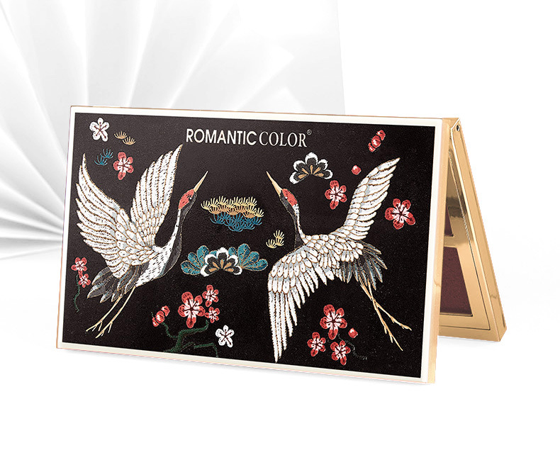 ins超火亚马逊速卖通romanticcolor翩若惊鸿仙鹤眼影