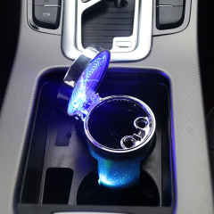 Factory direct supply colored light ashtray with LED glowing air outlet car ashtray automotive ashtray