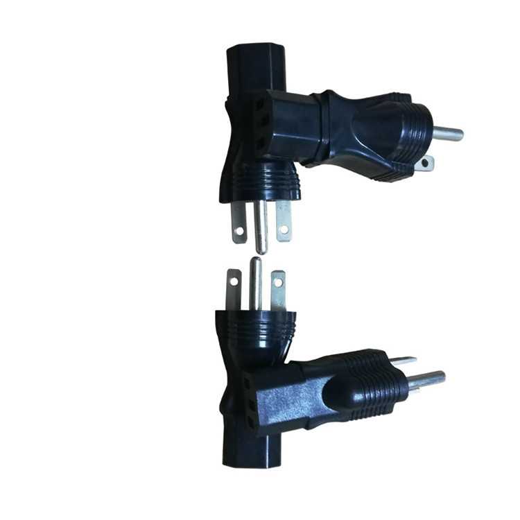 品字尾插座欧规美标转欧标美国插头德式美式转欧规电源线UL认证