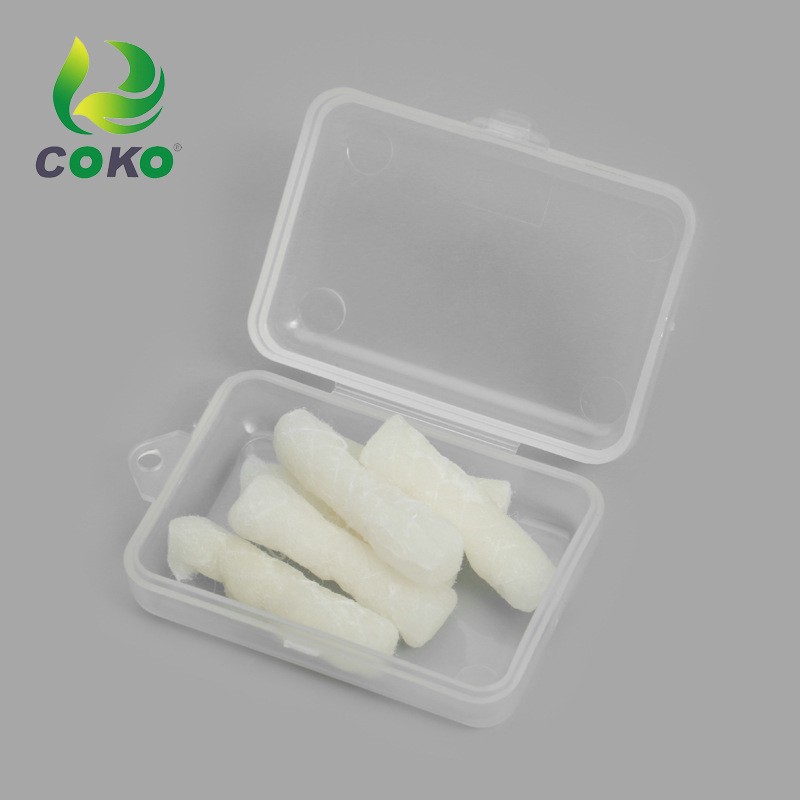 亚马逊防噪音棉蜡耳塞柱状可变形 适应性条形棉蜡防吵耳塞