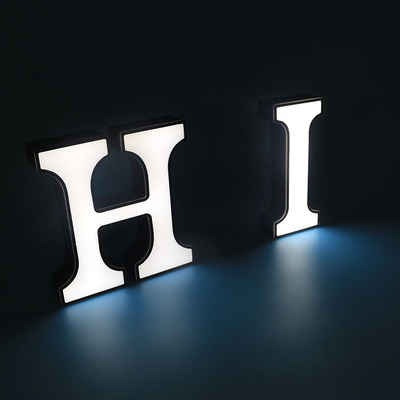 LED英文字母灯亚克力面板字母灯派对婚礼情人节装饰字母灯|ms