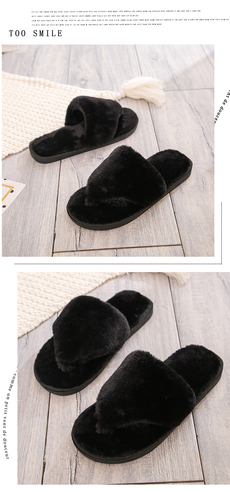 new women s indoor cotton slippers  NSPE10009