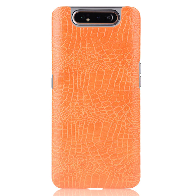 Crocodile Leather Phone Case For Samsung Galaxy A80 And A90_voghion.com