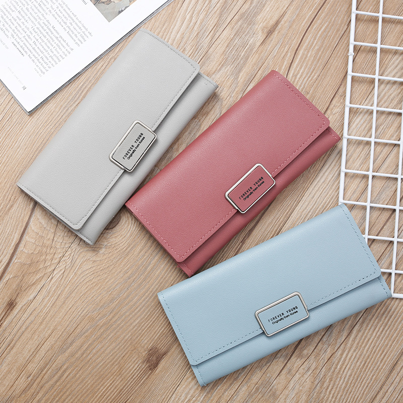 Korean Multi-card Metal Buckle Clutch Wholesale display picture 15