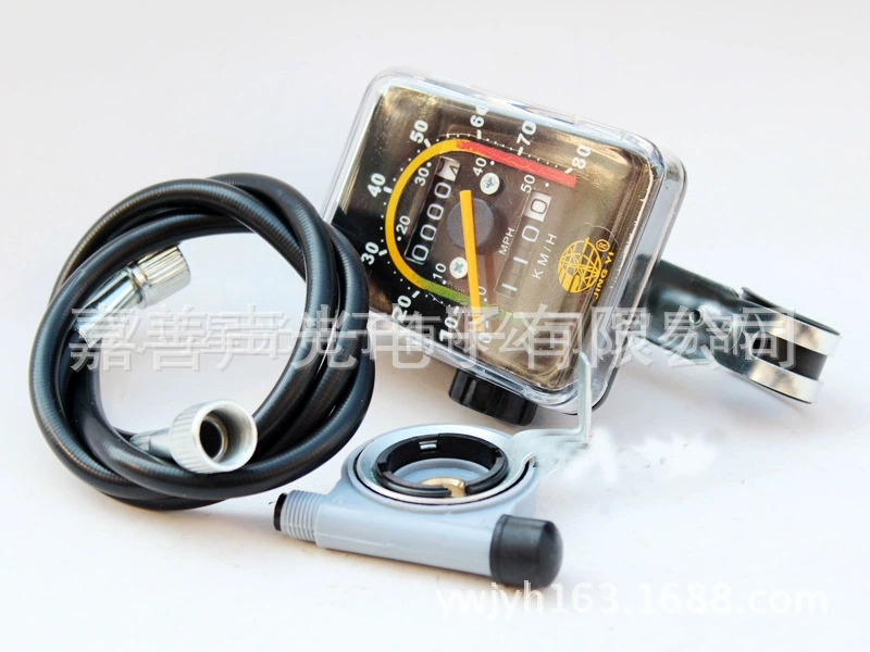 Universal three-wheeled bike, speedometer, mechanical equipment