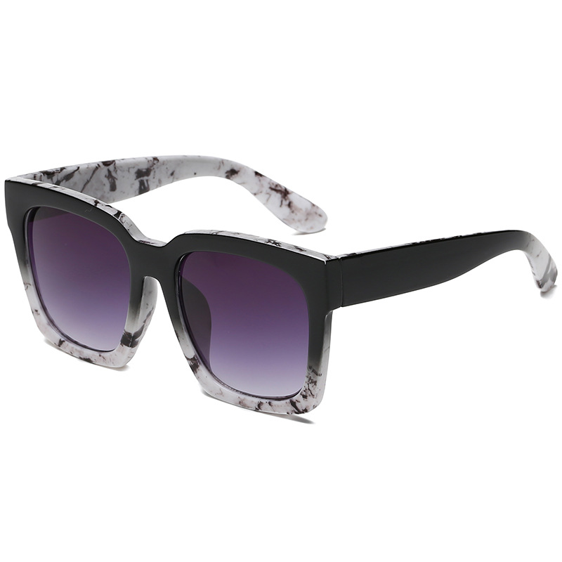 2020 new pattern Sunglasses Discoloration Black box Sunscreen glasses Sunglasses High-end Sunglasses Occident fashion