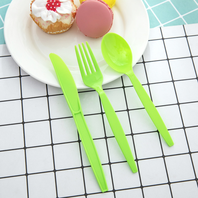 一次性餐具塑料刀叉 生日节日派对用品 蛋糕甜品道具节庆装扮批发