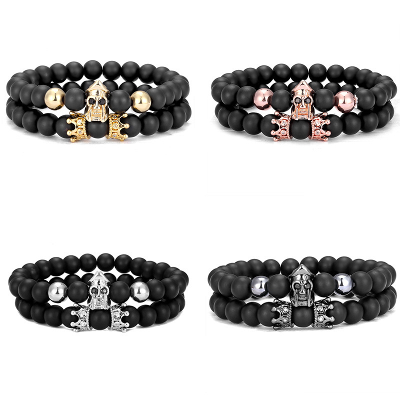 European and American fashion Star Wars helmet bracelet set diy set bracelet jewelry factory direct wholesale