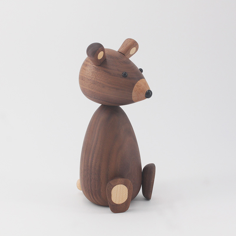 Wooden Squirrel - Side View