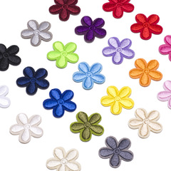 刺繡布貼電腦繡花章多色小太陽花破洞修補衣服裝飾補丁貼貼布