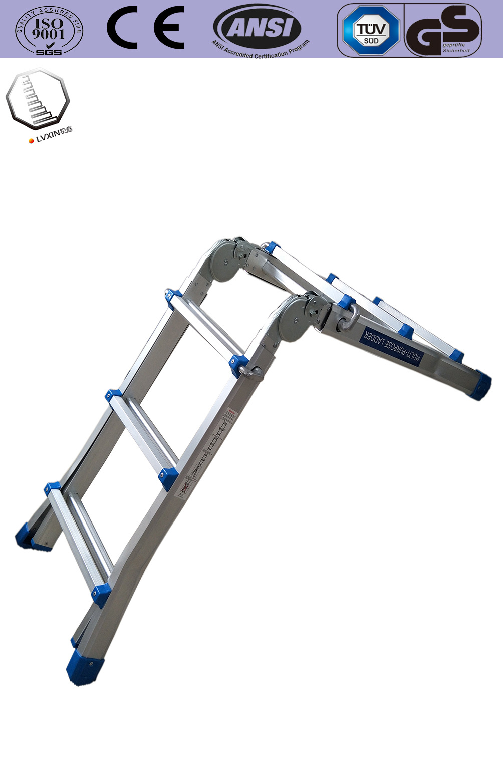 厂家直销铝合金梯子小巨人多功能折叠梯抽拉工程梯家用人字梯 拿货批发价 低价处理 家用梯 采购 批发 上 Www Pf521 Com