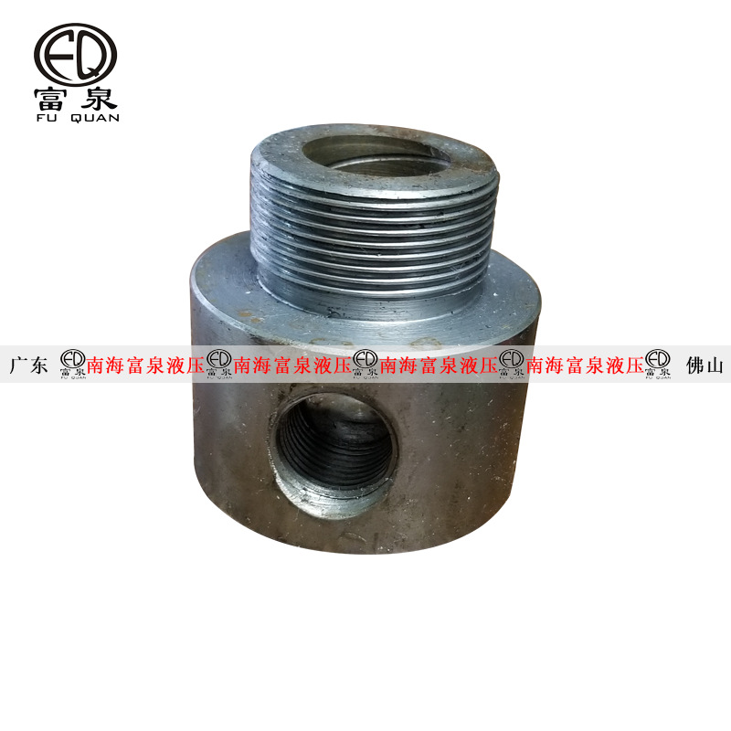 NXQ储能器用焊接底座10L16L6.3液压蓄能器过渡接头M42*2公制M60*2