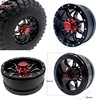 Realistic SUV, wheel, metal hub, alloy car, scale 1:10, can climb, 9inch, aluminum alloy