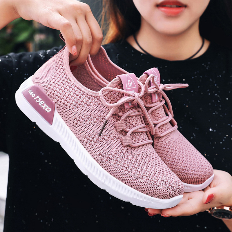 Casual shoes running breathable sports w...