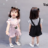 Children's set, rabbit, overall, 0-4 years, Korean style