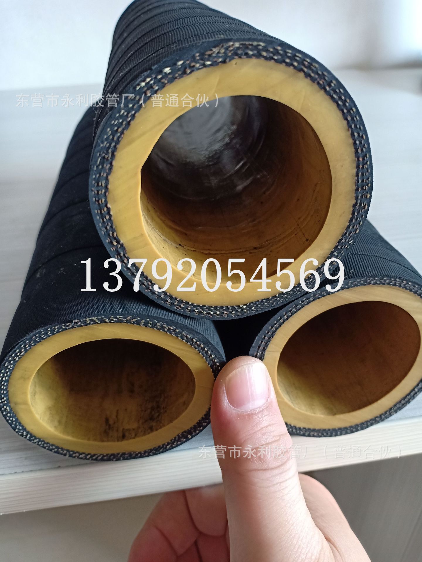 永利胶管 专做DN32,38,51,47,64mm夹布喷砂管高压耐磨橡胶管