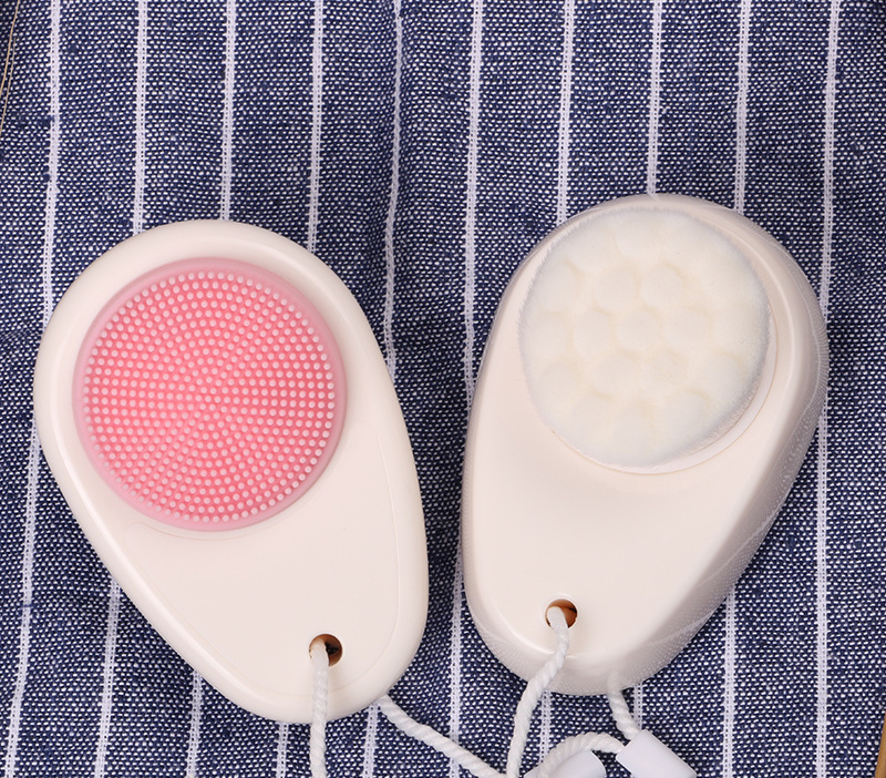 Double-sided Brush Silicone Massage Facial Cleansing Brush Manual Cleansing Brush display picture 5