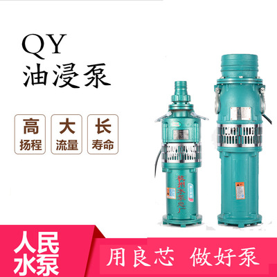 杭州總廠 QY充油式油浸泵農田灌溉工業噴泉泵 家用抽水泵