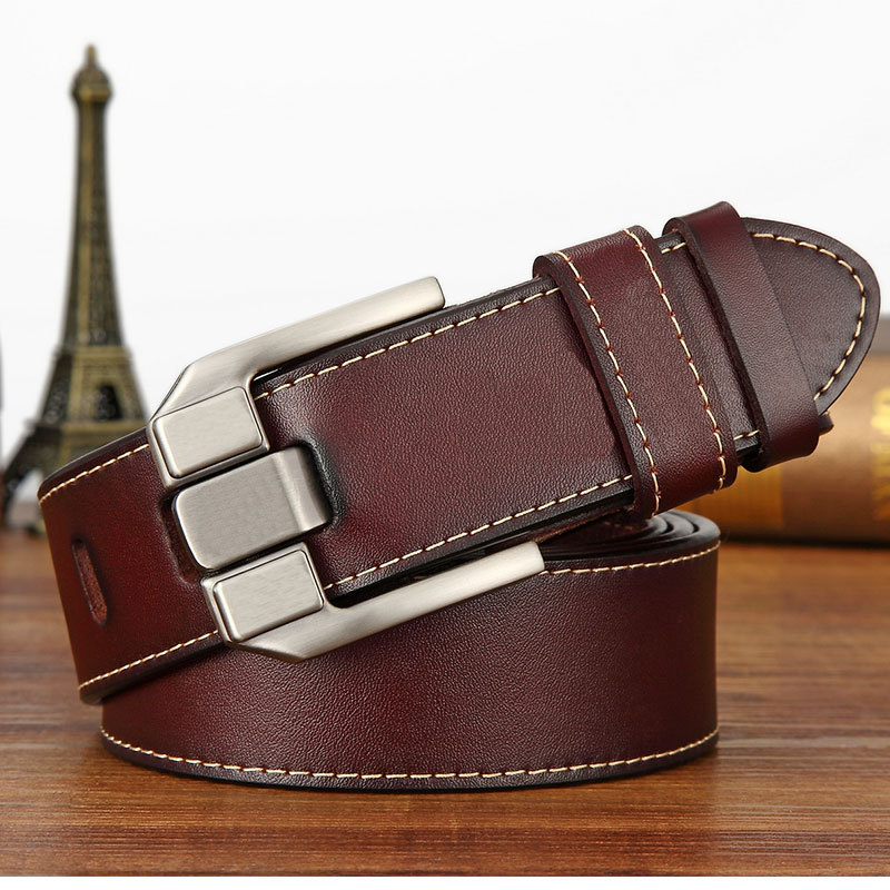 Factory direct sales leather belt men's...