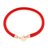 Golden red rope bracelet, birthday charm for beloved stainless steel, pink gold, wholesale