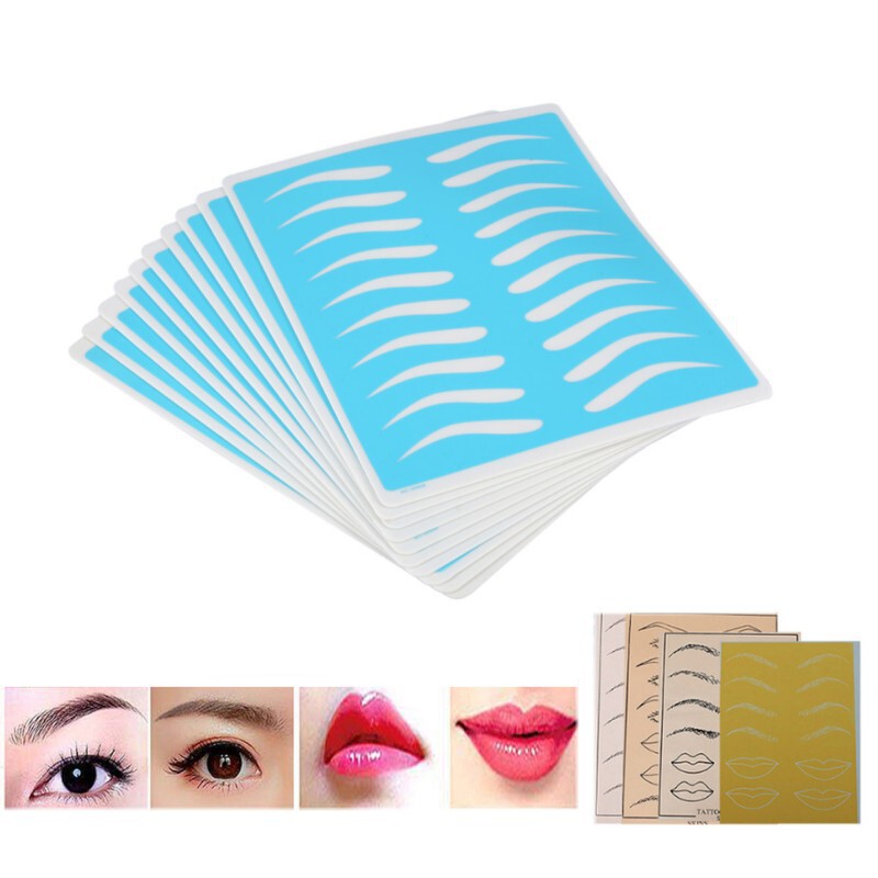 Embroidery Practice Leather Eyebrow Blank Practice Leather Falling Tail Eyebrow Silicone Blank Practice Leather IPM Fake Leather