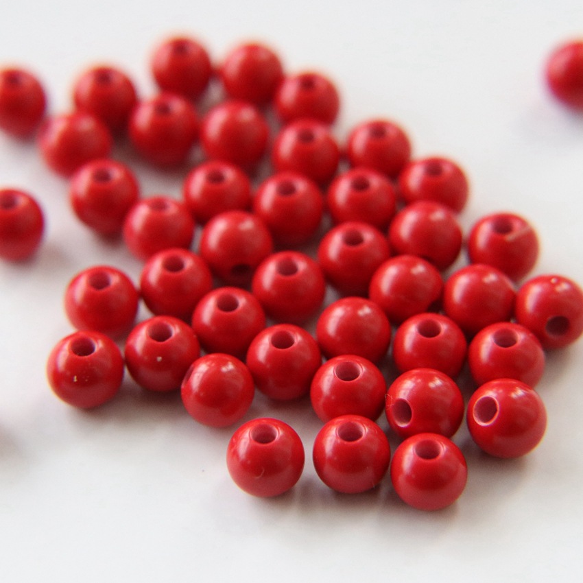 Round beads, accessories, accessory, cinnabar