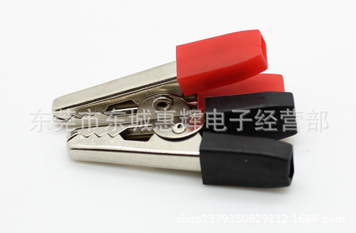 Direct selling small 028 025 small 35mm alligator clip sheath battery clip 5A business card clip inverter battery clip