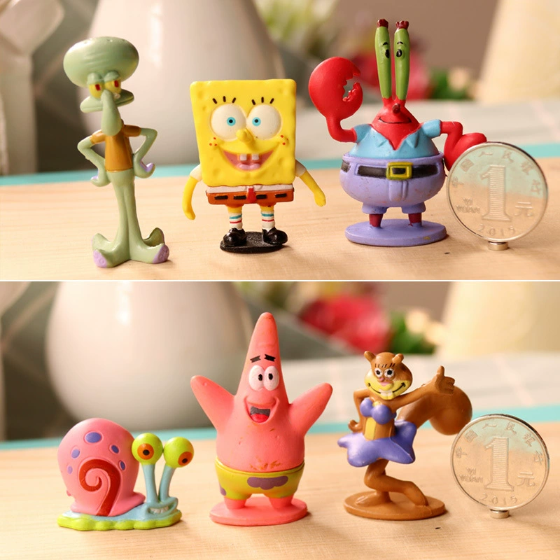 Sponge doll, minifigure, octopus, Birthday gift
