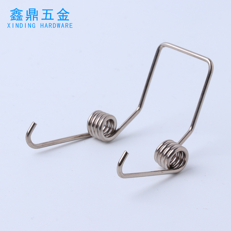 厂家定制灯饰弹簧 台灯弹簧各规格五金灯饰扭力弹簧 双扭簧定制