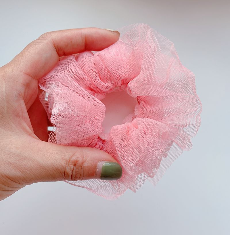 Korean Style Children's Hair Accessories Rose with Diamond Lace Hair Net Ballet Professional Dance Korean Style Hair Net