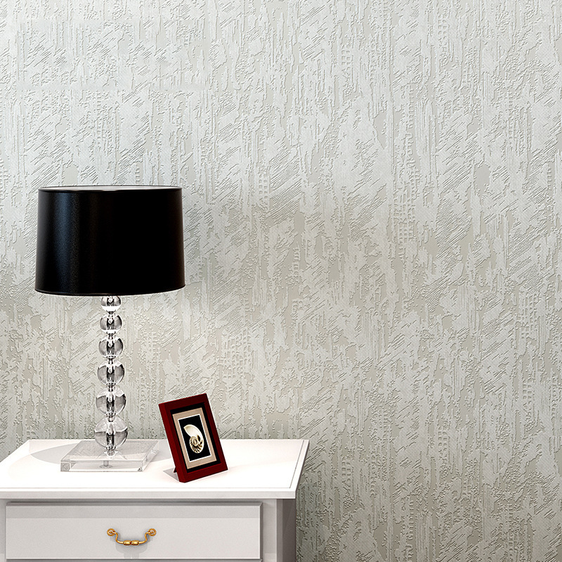 仿硅藻泥无纺布素色纯色墙纸现代简约客厅装饰建材硅藻泥壁纸