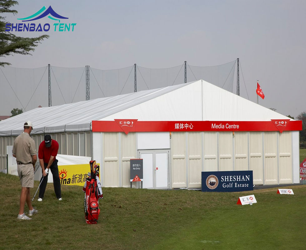 ABS硬体墙户外展览篷房 临时草地活动宴会演出铝合金帐篷