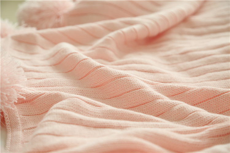 Lehká luxusní severská jednoduchá celobavlněná černá keprová deka do hotelové ložnice, vlněná deka, povlečení_voghion.com