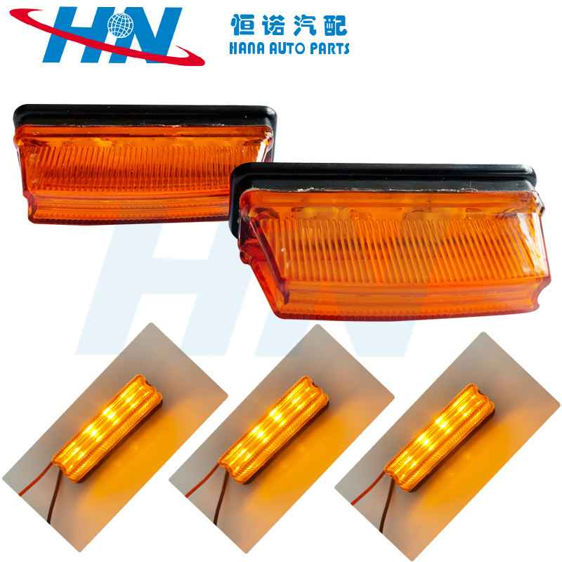 Suministro transfronterizo de exportación 24V iluminación luz de lado de tierra luz lateral del camión luz LED luz trasera ancho image 3