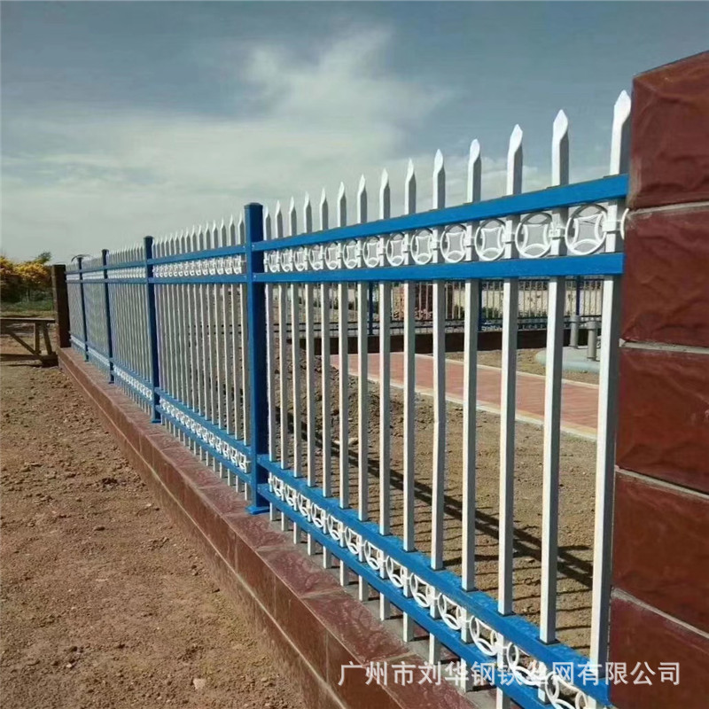 锌钢护栏现货组装式栏杆小区别墅防盗隔离栅栏热镀锌喷塑厂区围墙