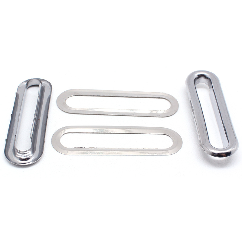 鸡眼扣 现货椭圆铁质电白椭圆金属银色超大槽扣 帐篷气眼扣